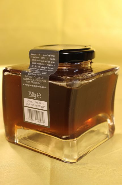 Etichetta della confezione di miele da 250 grammi il di Giorgio Poeta