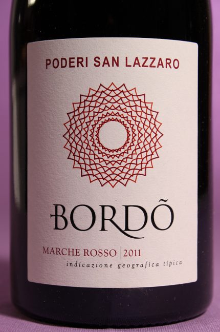 etichetta del vino Bordò dell'azienda agricola Poderi San Lazzaro