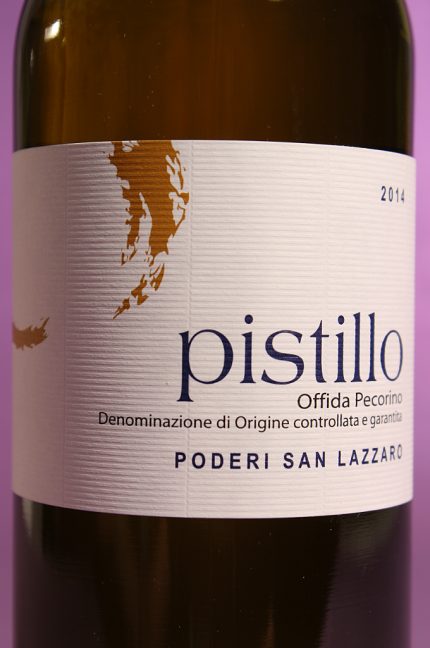 etichetta del vino Pistillo dell'azienda agricola Poderi San Lazzaro