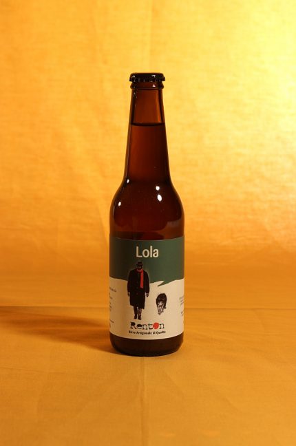 birra lola da 33 centilitri del birrificio RentOn di Fano in provincia di Pesaro e Urbino