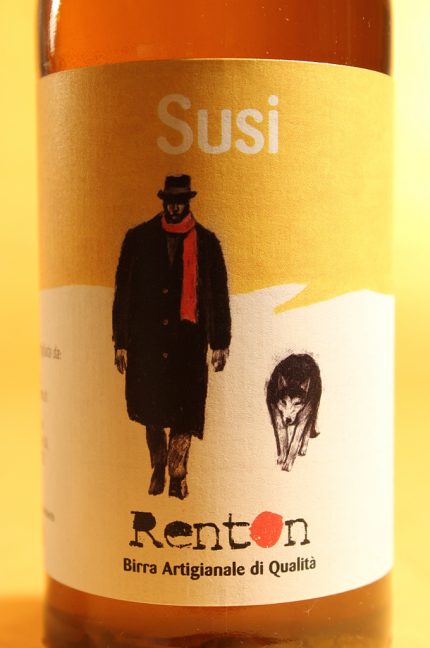 Etichetta della birra Susi da 33 cl del birrificio RentOn di Fano