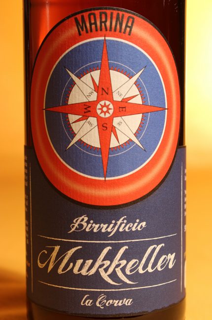 Etichetta della birra Marina in bottiglia da 500ml del birrificio Mukkeller